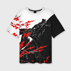 Футболка оверсайз женская Tokyo Dragon, цвет: 3D-принт
