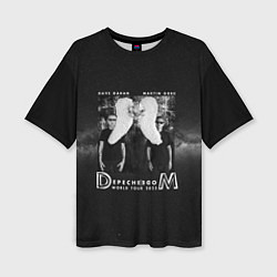 Женская футболка оверсайз Depeche Mode - Memento mori worldwilde tour