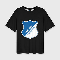 Женская футболка оверсайз Hoffenheim logo fc