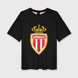 Женская футболка оверсайз Monaco fc