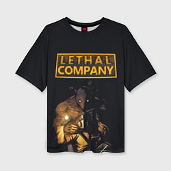 Женская футболка оверсайз Lethal Company