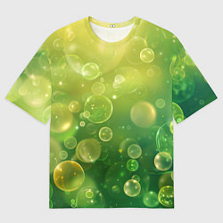 Женская футболка оверсайз Летние пузыри