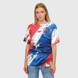 Футболка оверсайз женская Im from Russia, цвет: 3D-принт — фото 2
