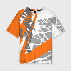 Футболка оверсайз женская Racing texture, цвет: 3D-принт