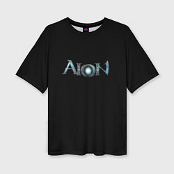 Футболка оверсайз женская AION logo, цвет: 3D-принт