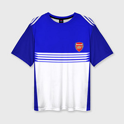 Футболка оверсайз женская Arsenal fc sport geometry, цвет: 3D-принт
