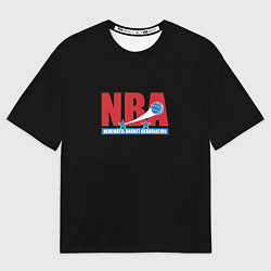 Женская футболка оверсайз NBA sport basketball