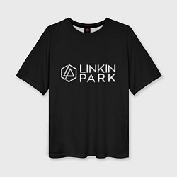 Футболка оверсайз женская Linkin parrk logo chester, цвет: 3D-принт
