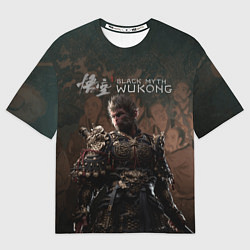 Футболка оверсайз женская Sun Wukong Black myth wukong, цвет: 3D-принт
