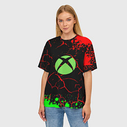 Футболка оверсайз женская Xbox game studio, цвет: 3D-принт — фото 2