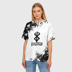 Футболка оверсайз женская Хвост феи x Берсерк, цвет: 3D-принт — фото 2
