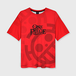 Футболка оверсайз женская One Piece Luffy Monkey D, цвет: 3D-принт
