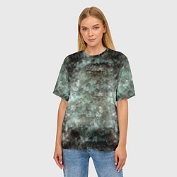 Футболка оверсайз женская Лесной принт, цвет: 3D-принт — фото 2
