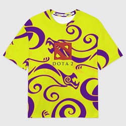 Футболка оверсайз женская DOTA2 dragon, цвет: 3D-принт