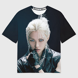 Футболка оверсайз женская Stray Kids Felix Giant concept, цвет: 3D-принт