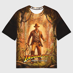 Футболка оверсайз женская Инди Indiana Jones and the great circle, цвет: 3D-принт