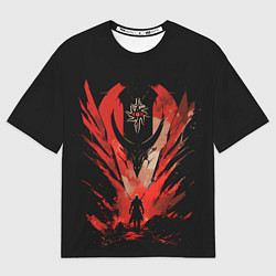 Футболка оверсайз женская Dragon age Inquisition art, цвет: 3D-принт