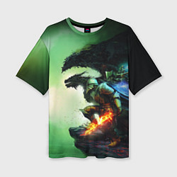 Футболка оверсайз женская Inquisition Dragon Age, цвет: 3D-принт