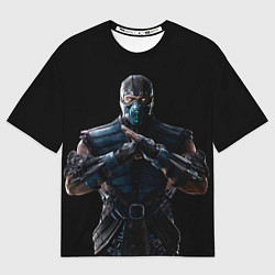 Футболка оверсайз женская Mortal kombat - Sub Zero, цвет: 3D-принт