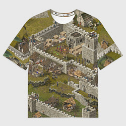 Футболка оверсайз женская Stronghold Crusader Definitive Edition, цвет: 3D-принт