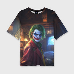 Футболка оверсайз женская Джокер на улице, цвет: 3D-принт