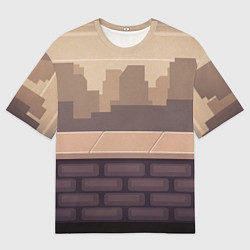 Женская футболка оверсайз Смотровая площадка