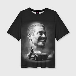 Футболка оверсайз женская Пол Уокер, цвет: 3D-принт