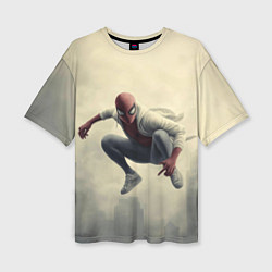 Футболка оверсайз женская Человек паук в прыжке, цвет: 3D-принт