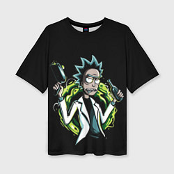 Футболка оверсайз женская Rick with gun, цвет: 3D-принт