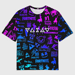 Футболка оверсайз женская Ведьмак логотипы игр, цвет: 3D-принт