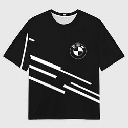 Футболка оверсайз женская BMW geometry line, цвет: 3D-принт
