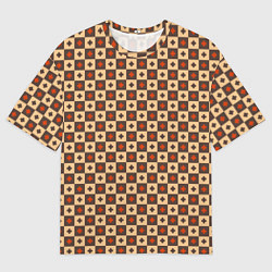 Футболка оверсайз женская Готические шахматы, цвет: 3D-принт