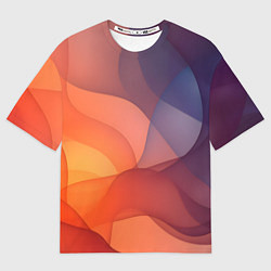Футболка оверсайз женская Летящая вуаль, цвет: 3D-принт