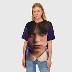 Футболка оверсайз женская Wednesday - Ortega, цвет: 3D-принт — фото 2