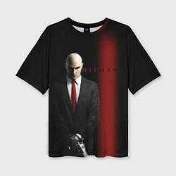 Футболка оверсайз женская Агент Hitman, цвет: 3D-принт