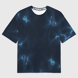 Женская футболка оверсайз The color is blue