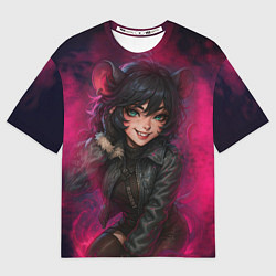 Женская футболка оверсайз Джейн Доу реализм из ззз