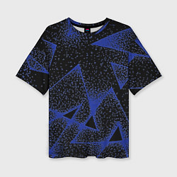Футболка оверсайз женская Triangles with dots, цвет: 3D-принт