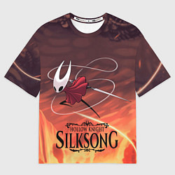 Футболка оверсайз женская Герой Hollow knight silksong, цвет: 3D-принт
