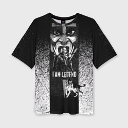 Женская футболка оверсайз Я легенда 2