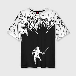 Футболка оверсайз женская И один в поле воин, цвет: 3D-принт