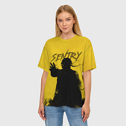 Футболка оверсайз женская Часовой - Громовержцы, цвет: 3D-принт — фото 2