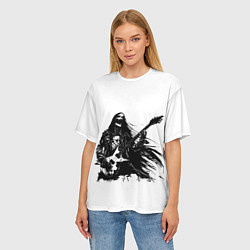 Футболка оверсайз женская Амбассадор рока, цвет: 3D-принт — фото 2