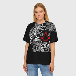 Футболка оверсайз женская Ассасин Крид Раграрек, цвет: 3D-принт — фото 2