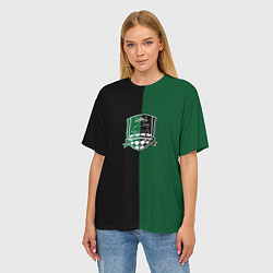 Футболка оверсайз женская Агкацев - ФК Краснодар, цвет: 3D-принт — фото 2