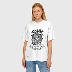Футболка оверсайз женская Один правитель Вальхаллы, цвет: 3D-принт — фото 2