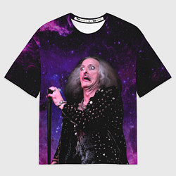 Женская футболка оверсайз Бобби Либлинг - Рокер с выпученными глазами