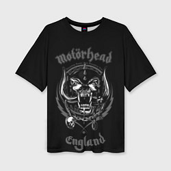 Футболка оверсайз женская Motorhead логотип, цвет: 3D-принт
