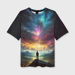 Футболка оверсайз женская Shocking the cosmos, цвет: 3D-принт