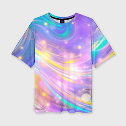 Женская футболка оверсайз Волшебный мистический космос